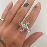 Four Flowers Ring