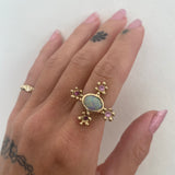 Four Flowers Ring