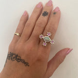 Four Flowers Ring