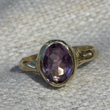 10k gold and amethyst ring
