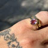 10k gold and amethyst ring