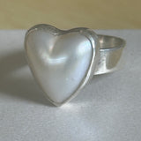 Pearl Heart ring